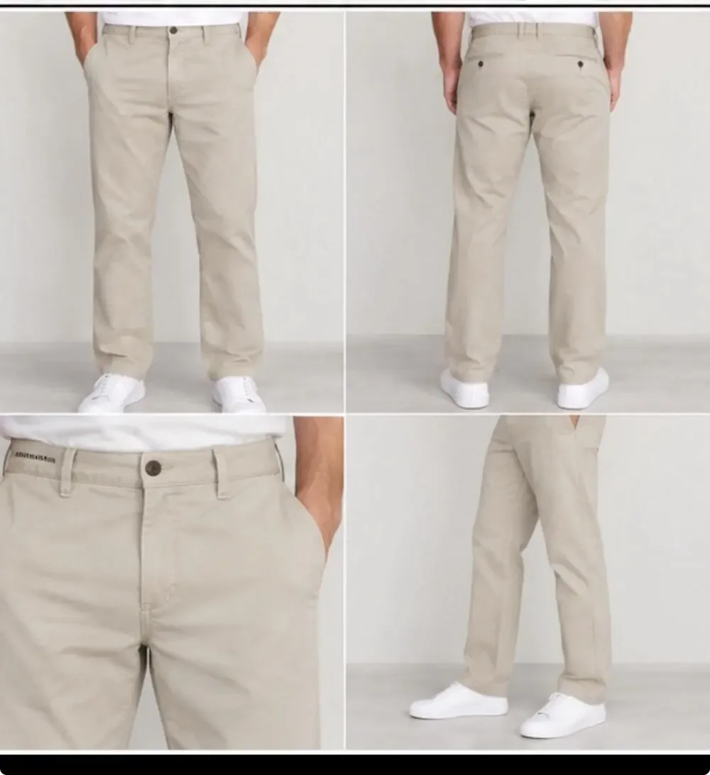 Banana Republic Dawson Mens Chino Pants 32x32 Relaxed Fit Light Khaki